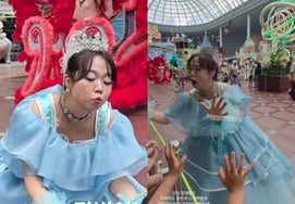 洪贤熙减重 10 公斤后亮相公主装..乐天世界巡游“惊喜” [Star Issue]