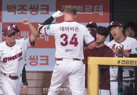 [Photo] "Watch out for the manager's shoulders!" Davidson