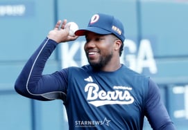 [Photo] Severino: "Training is fun"
