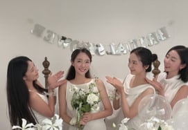 "我也要去"斯泰拉民熙宣布结婚……与成员们公开婚纱照片