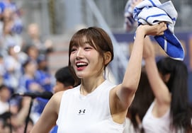 [Photo] Park So-young: "Even an extra inning is fine"