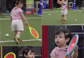 Sim Hyung-tak♥Sayah, su hijo Haru, el príncipe del tenis desde sus primeros pasos [Superman Returns]