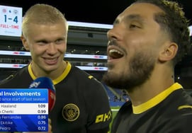 'Live broadcast profanity' caused a major incident for Sherki; Holand burst out laughing after hearing it... "My play was f***ing terrible," yet he exploded with multiple goals