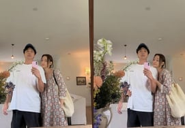 Sơn Tae-young♥Kwon Sang-woo, sau 18 năm hôn nhân vẫn như vợ chồng mới cưới..ảnh selfie gương được chụp sát nhau