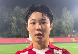 "Played the European debut I had dreamed of" Kim Ye-geon, a future of Korean football, shares feelings on his emotional debut match