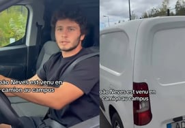 ¿Cree que es un repartidor? La estrella del PSG llega y se va en un viejo modelo de Mercedes en lugar de un superdeportivo... «¿Lo compró con el cambio de su salario semanal de 2.600 millones de wones?» Los fans se preguntan