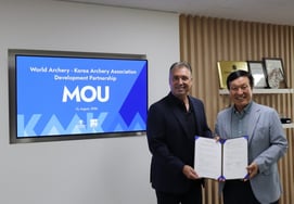 Korean Archery Association and World Archery Sign MOU on Partnership for Archery Development