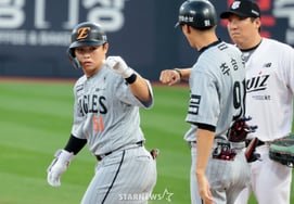 [Photo] 'Eagle's first hit' Moon Hyun-bin
