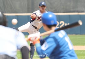 [Foto] Eom Jun-sang, pitcheo abrumador