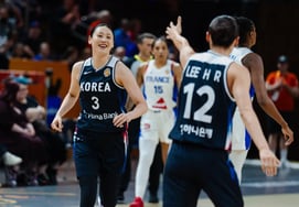 "韓国に優勝候補がこんなに苦戦するなんて" フランス1クォーター歴代最多失点··· 現地も驚いた "26点差では説明できない接戦"