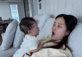 Nam Bo-ra: "Soon, my son's face at 100 days will show his older brother... the Nam family genes"