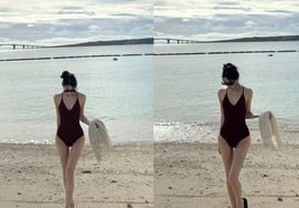 ITZY's Yuna, bold swimsuit fashion at a resort... "It's okay even if it's blurry"