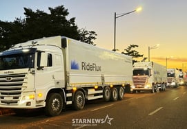 Beyond proving autonomous driving for commercial vehicles, heading to Yangsan?… Tata Daewoo expands technical cooperation with Rideflux
