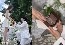Yoo Ha-jin revela el anillo de la propuesta recibida de Kang Kyun-seong: "Sentí como si hubiera sido una boda pequeña"