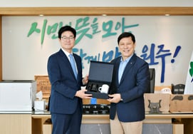 「インフラ拡張」ホ・グヨンKBO総裁、ク・ジャヨル原州市長と原州市野球発展策を協議