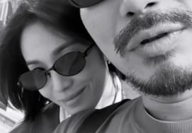 Song Hye-kyo, indiferente sobre el hombro de su amigo masculino en el extranjero.. selfie llena de sonrisas