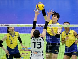 [포토]'앗 정민이다' 김희진