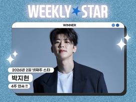 박지현, 아이돌차트 2월 4주차 위클리스타 1위 '4주째 영광'