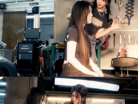 아이브 안유진, 배우 해도 되겠네..이영지 '로봇' MV서 능청 연기 합격점