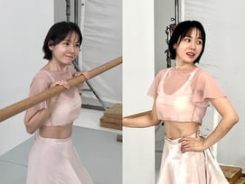 '현빈♥' 손예진, 출산 몸매 맞아? 허리 노출 '11자 복근' 화났다!