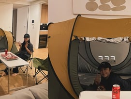 김옥빈, 신혼집이 캠핑장 "3주 버텨야..오히려 더 좋아"