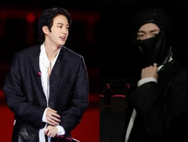 방탄소년단 진, 'Hooligan' 도입부 찢었다..복면 퍼포먼스 화제