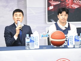 "우승 확률 0%? 신화 써 보겠다" KCC 이상민 감독·허웅, 당찬 우승 도전... "정규리그와 다를 것" [KBL PO 미디어데이 현장]