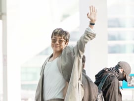 BTS 제이홉 '굿모닝 인사'[★포토]