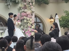 "시집 못 갈 줄.." 백지영, 신지 결혼식서 축가 중단 '눈물 왈칵' [스타이슈]