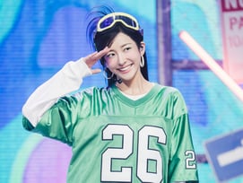 '와일드 씽' 박지현, 비주얼도 에너지도 '센터 장악'