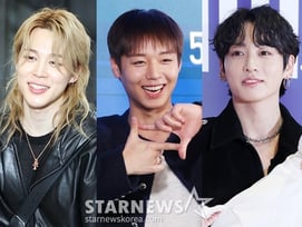 1위 방탄소년단 지민, 2위 워너원 박지훈 3위 방탄소년단 정국