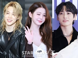 1위 방탄소년단 지민, 2위 아이브 장원영, 3위 방탄소년단 정국