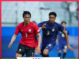 '이민성호' U23 축구, 태국에 3-2 진땀 역전승... 최우진 프리킥 결승골