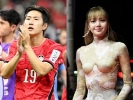 이강인, 블랙핑크 리사 유니폼 응원에 화답 "월드클래스 서포트"