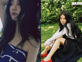 수지, 살 더 빠졌나? '청순 뼈말라 몸매' 근황..절친 송혜교 '좋아요' 꾸욱