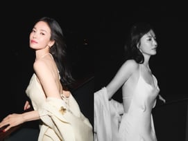 44세 송혜교, 란제리룩 이어 백리스 노출..점점 과감해지네[스타이슈]