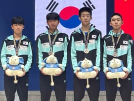 韓 청소년탁구, 亞선수권 단체전 은1·동2로 마무리... 개인전 메달 도전 나선다