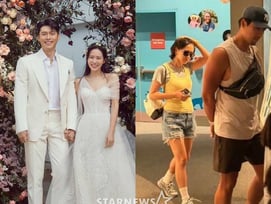 "아이가 AI 비주얼"..현빈♥손예진, 아들과 日→美 목격담 [스타이슈]