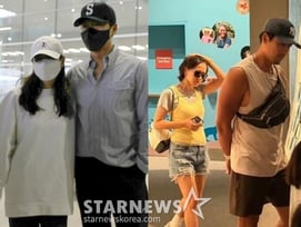 "허니문 4년만에 아들과"..현빈♥손예진, 美 LA 가족여행 [스타이슈]