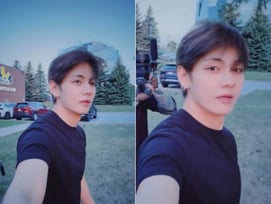 빠져든다~♥ 방탄소년단 뷔, 청량 매력 '빛나는 일상'