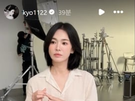 46세 송혜교, 살 빼고 더 예뻐진 문동은