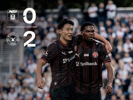 아쉽다 조규성! '리그 첫 골' 골대에 막혔다... '홍현석은 관중석에서 응원' 미트윌란 2-0 승리
