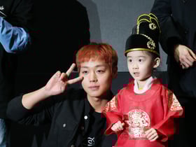 박지훈 '꼬마 단종과 함께'[★포토]