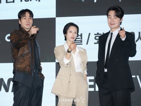 박해수-곽선영-이희준 '범인 딱 기다려!'[★포토]