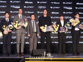 [포토] 신영석,  BEST 7 최장신