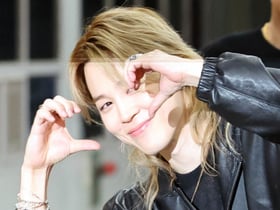 BTS 지민 '귀여운 볼하트'[★포토]