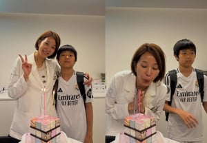 'Go Ji-yong Divorce': Heo Yang-im Celebrates Birthday with Son.. "The Moment My Face Lit Up Like a Clown's"[Star Issue]