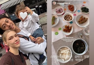 ビンジノ、♥ドイツの妻ステファニーの「7品の食卓」に満足..「わかめスープの腕が上がる」