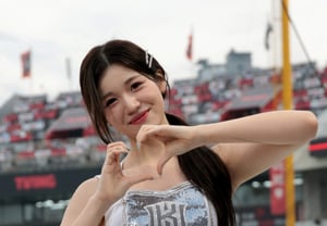 [Foto] '¡Corazón lleno de amor!' Kim Min-ji de K-Chi