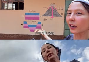 Kim Na-young, ♥My Qoo and two sons head to Kenya... Finally choked up, "I didn't know it would be like this" [No Filter TV]